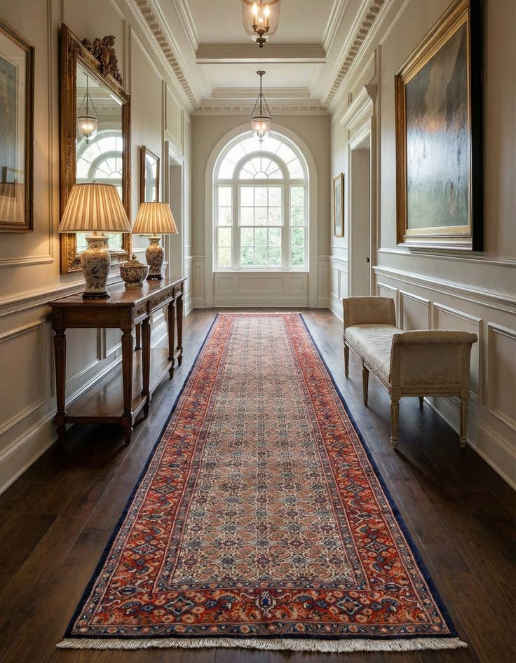 Detail image of 2' 5 x 12' 8 Mood Wool Runner Rug