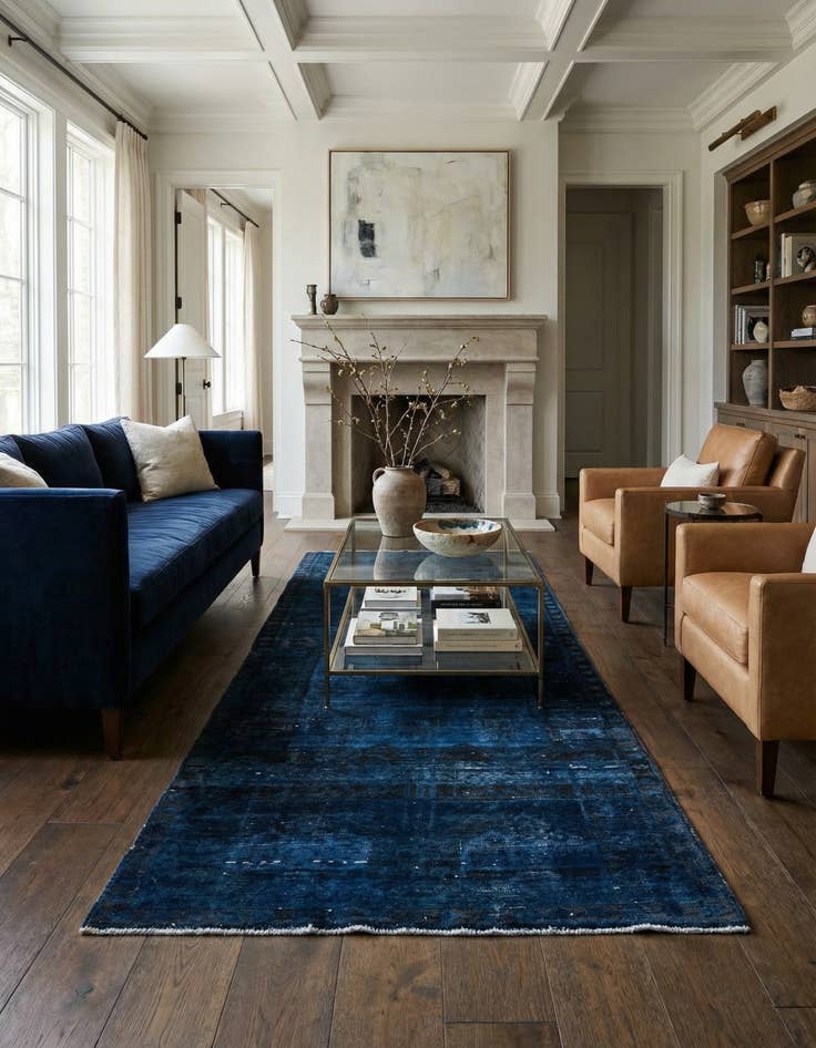 Detail image of 3' 10 x 9' 1 Hand Knotted Ultra Vintage Persian Wool Runner Rug