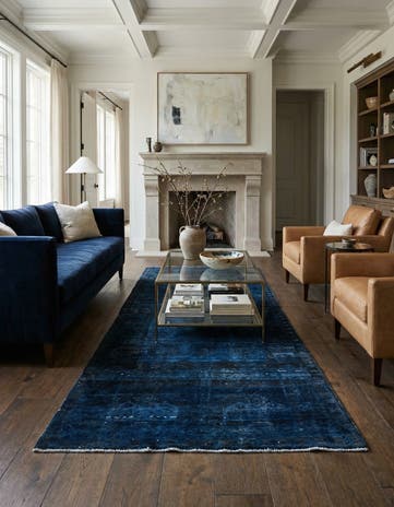 3' 10 x 9' 1 Hand Knotted Ultra Vintage Persian Wool Runner Rug