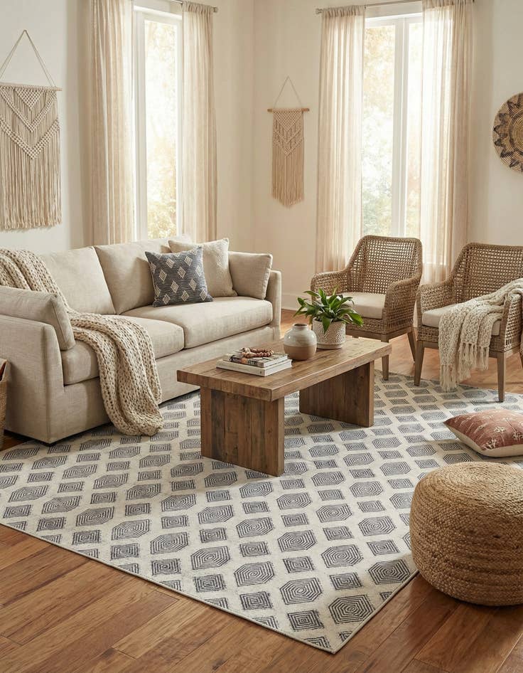 Detail image of 9' 10 x 12' Sabrina Soto Casa Havana Rug