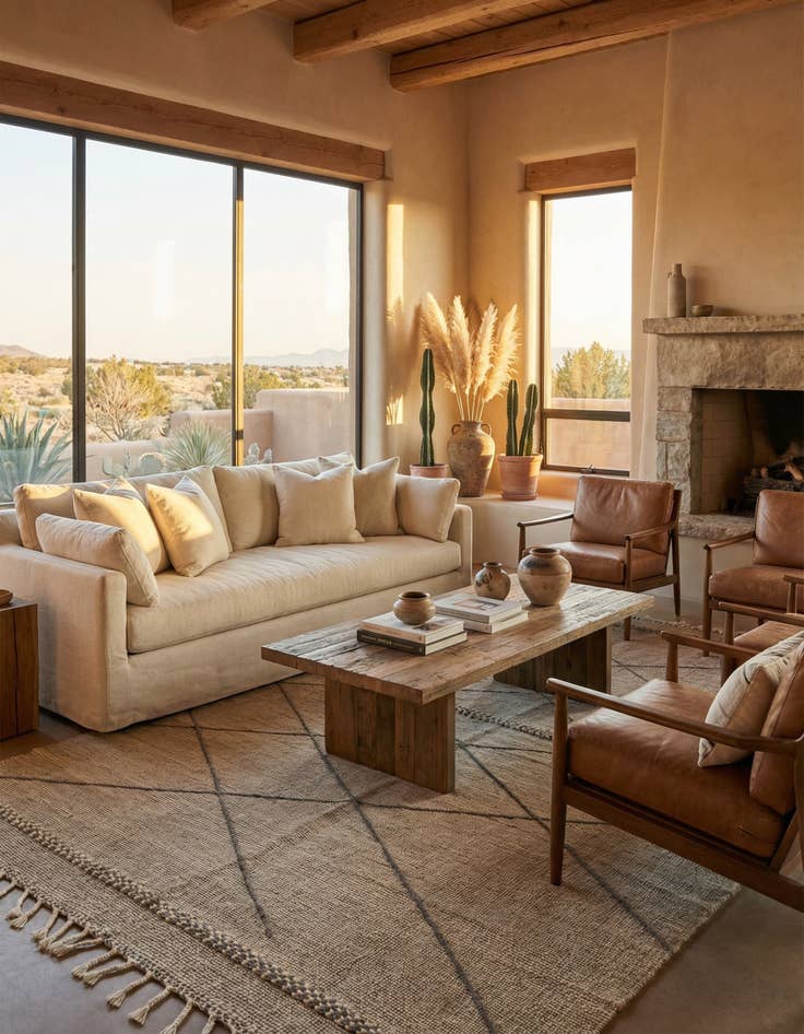 Detail image of  6' 9 x 10'  Hand Knotted Moroccan Wool Rug