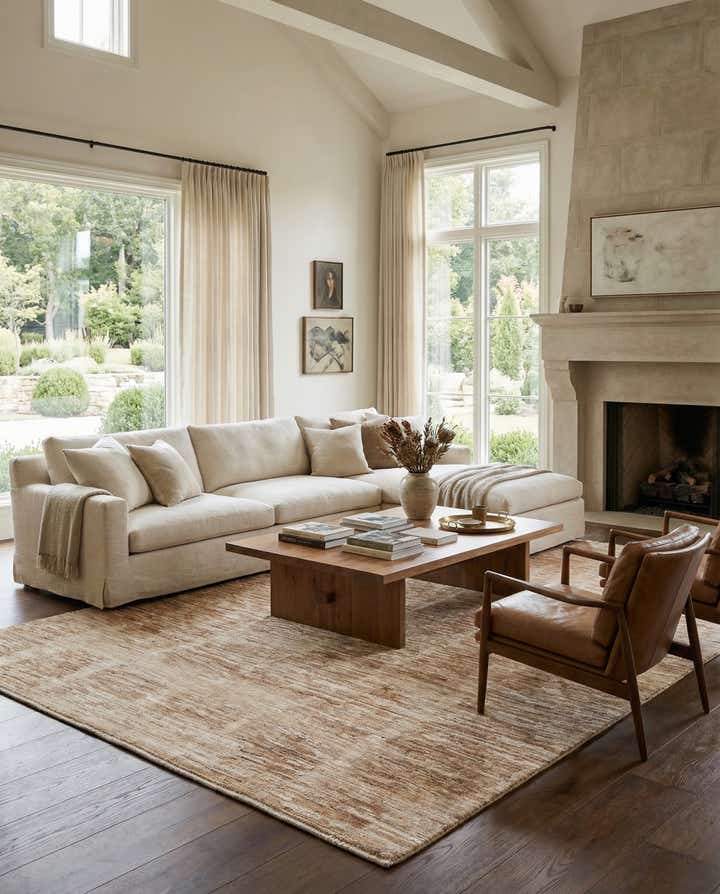 9' 7 x 12' 1 Hand Knotted Moroccan Wool Rug