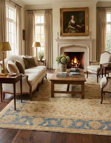 6' 8 x 8' 2 Ziegler Wool Rug