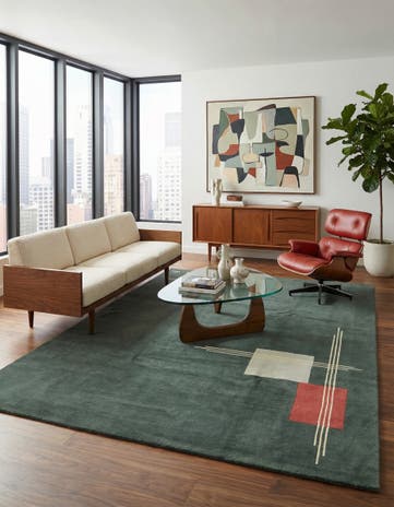 8' 2 x 11' 7 Hand Knotted Nepal Wool Rug