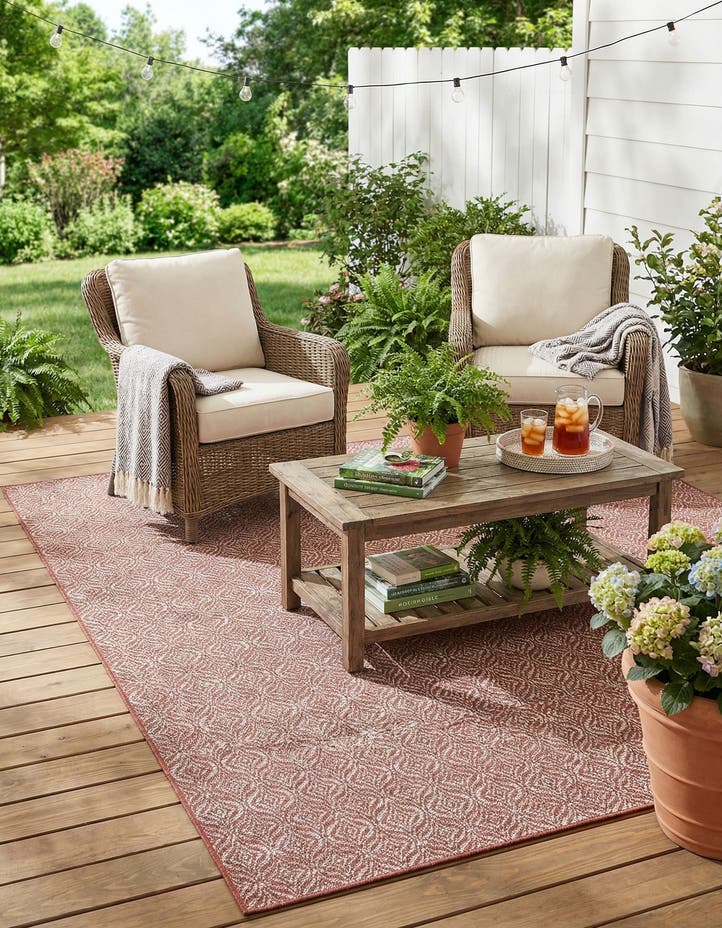 7' 10 x 11' Easy-Clean Lattice Indoor / Outdoo...