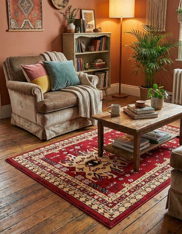 4' x 6' Heris Rug