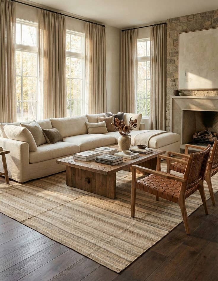 Detail image of  9' 10 x 12' 10  Hand Woven Kilim Modern Wool Rug