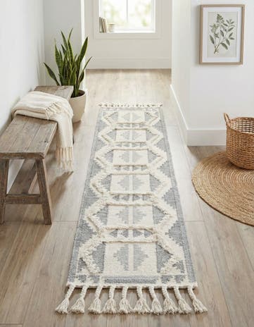 2' 2 x 8' 2 Hand Woven Arizona Wool Runner Rug