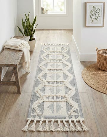 2' 2 x 8' 2 Hand Woven Arizona Wool Runner Rug
