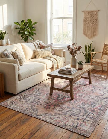 5' 3 x 8' Washable Nostalgia Rug
