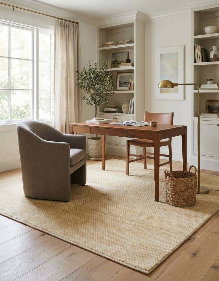 Detail image of 5' x 6' 3  Hand Knotted Kashkuli Gabbeh Wool Rug