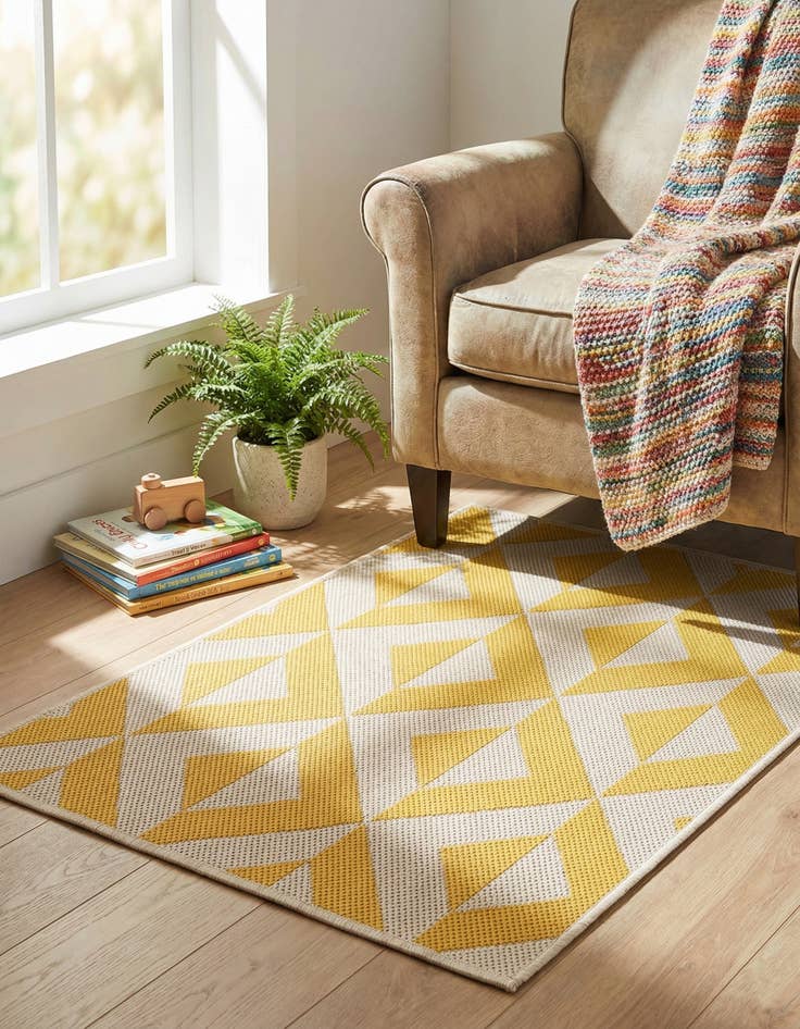 Detail image of 2' x 3' Easy-Clean Jill Zarin Napa Indoor / Outdoor Rug