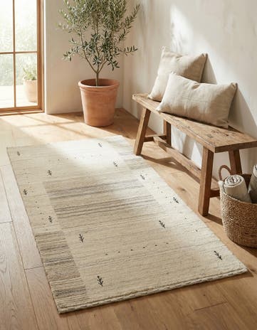 2' 5 x 4' 8 Hand Knotted Tibet Wool Rug
