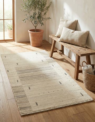 2' 5 x 4' 8 Hand Knotted Tibet Wool Rug