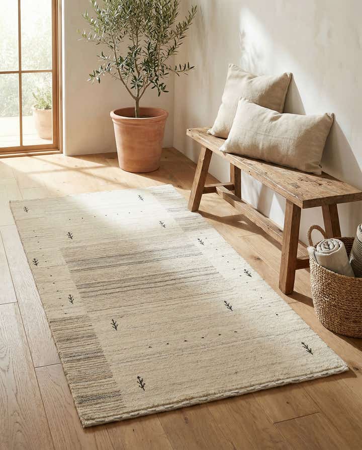 2' 5 x 4' 8 Hand Knotted Tibet Wool Rug