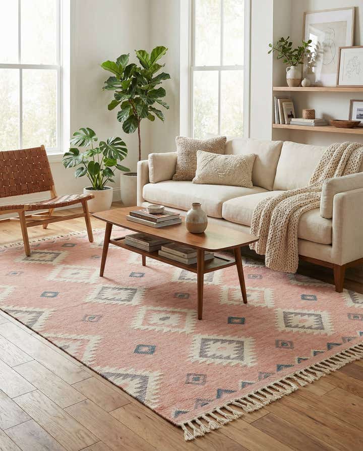 9' x 12' 2 Hand Woven Arizona Wool Rug