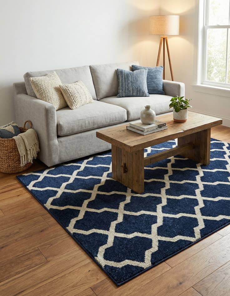 Detail image of 4' x 6' Trellis Rug