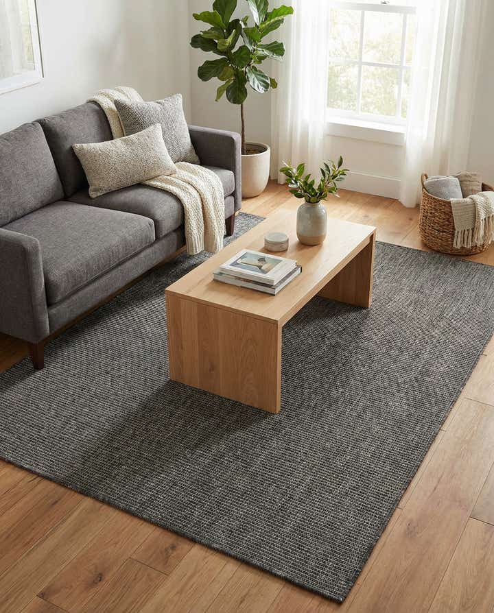 4' x 6' Easy-Clean Solid Indoor / Outdoor Rug