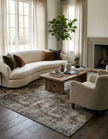 8' 6 x 12' Hand Knotted Ultra Vintage Persian Wool Rug