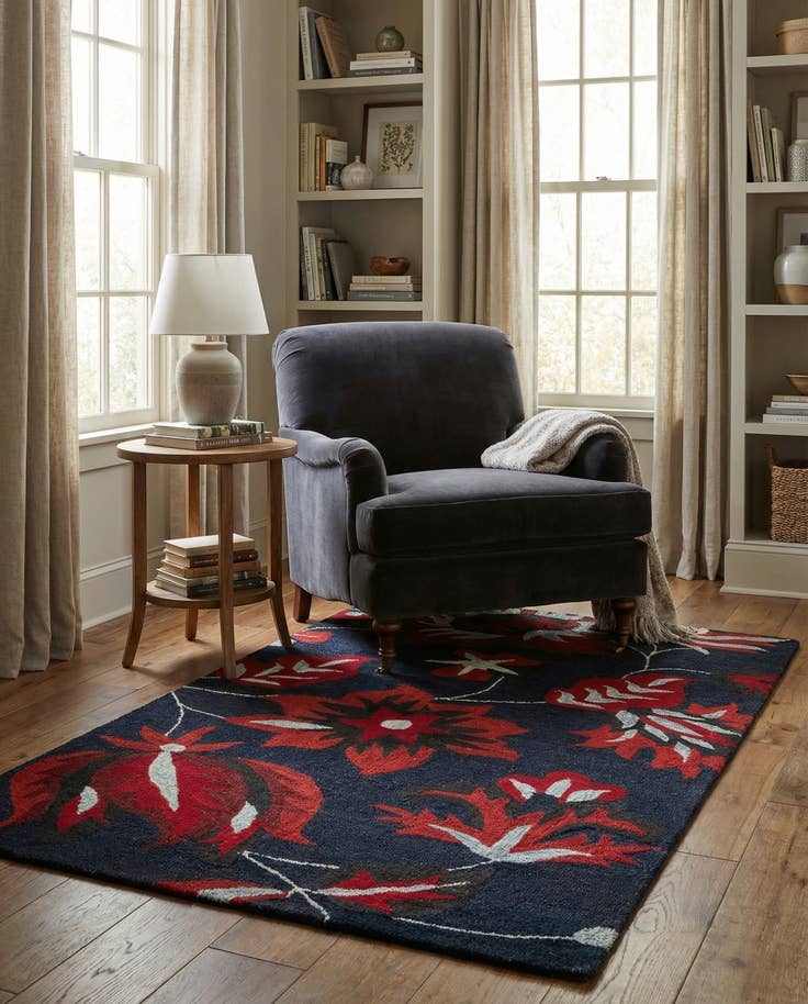 Detail image of 5' 1 x 8' 1 Luna Rug