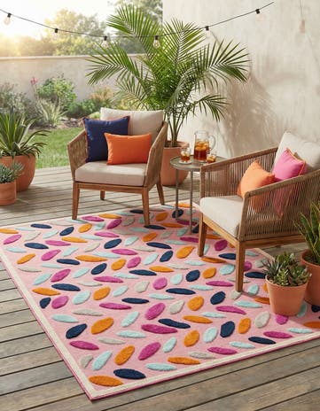 6' x 9' Easy-Clean Aruba Indoor / Outdoor Rug