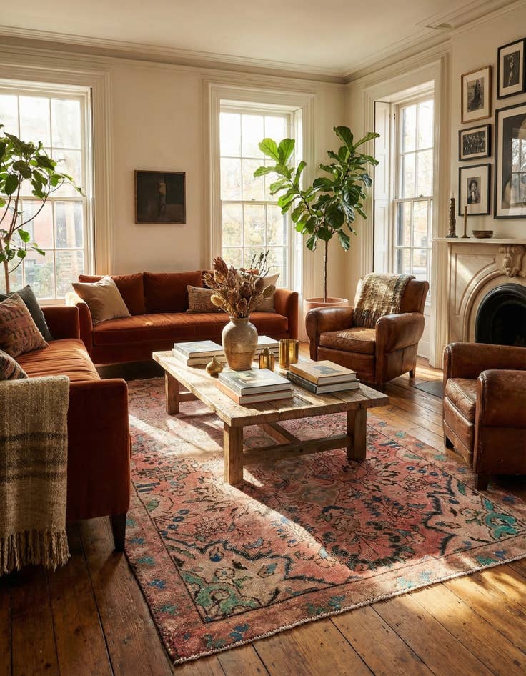 Detail image of  4' x 6' 3  Hand Knotted Ultra Vintage Persian Wool Rug