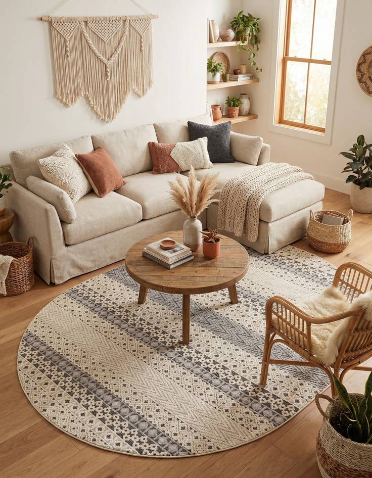 Detail image of 7' 10 x 10' Arlo Oval Rug