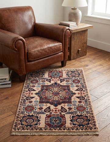 2' x 2' 11 Hand Knotted Mamluk Ziegler Rug