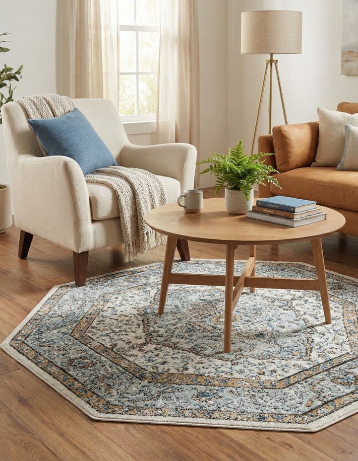 4' x 4' Nyla Octagon Rug