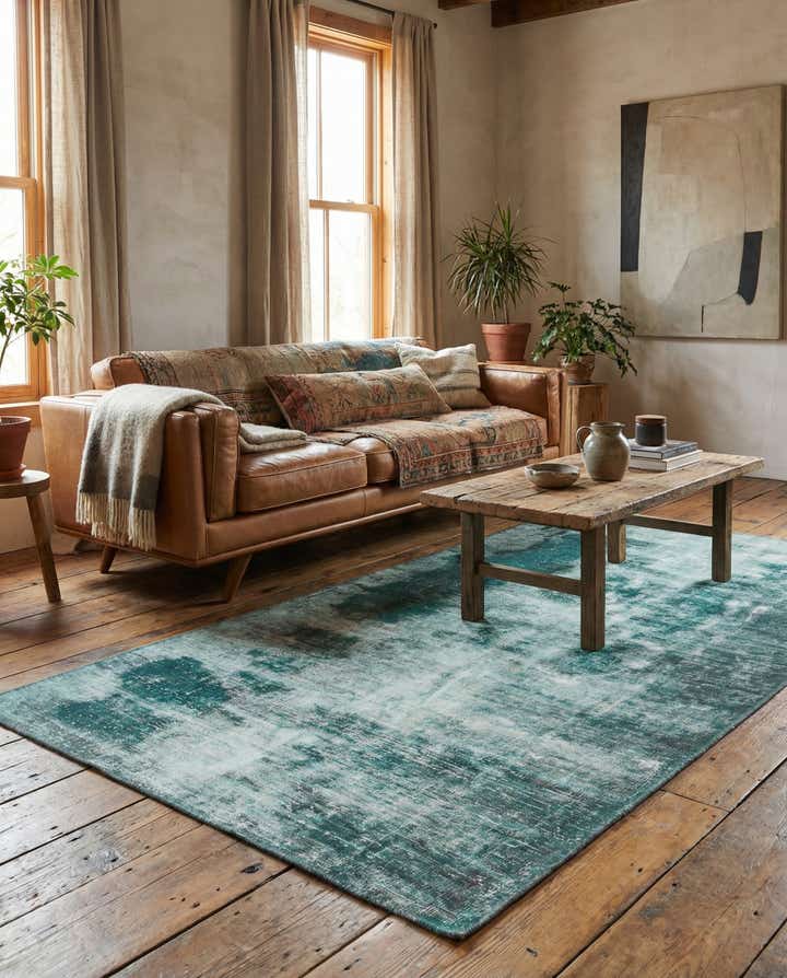 3' 4 x 6' 6 Hand Knotted Ultra Vintage Persian Wool Rug