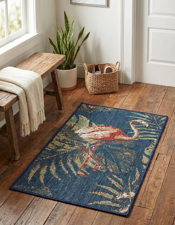Detail image of 2' x 3'  Washable Baja Indoor / Outdoor Rug