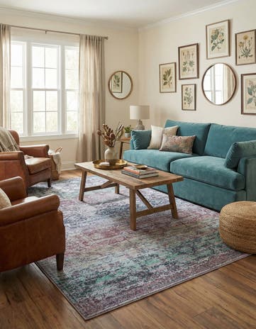 9' 2 x 12' Washable Francesca Rug