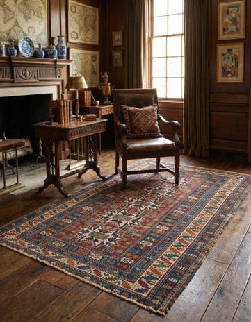 3' 9 x 6' 8 Shirvan Rug