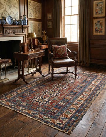 3' 9 x 6' 8 Shirvan Rug