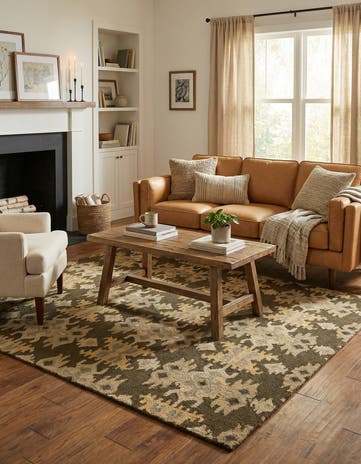 5' x 7' 10 Luna Wool Rug