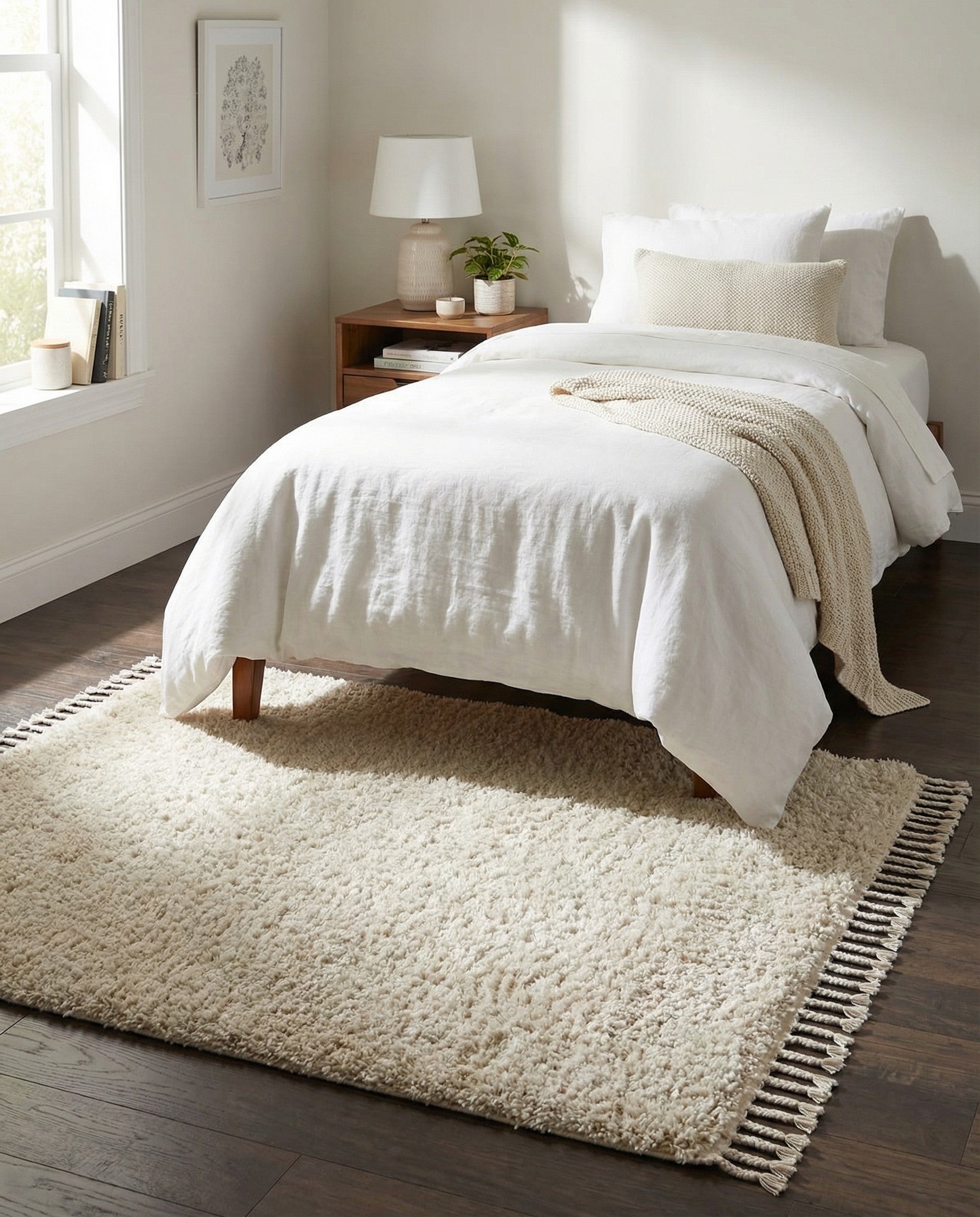  3' 3 x 3' 3 Athena Shag Square Rug