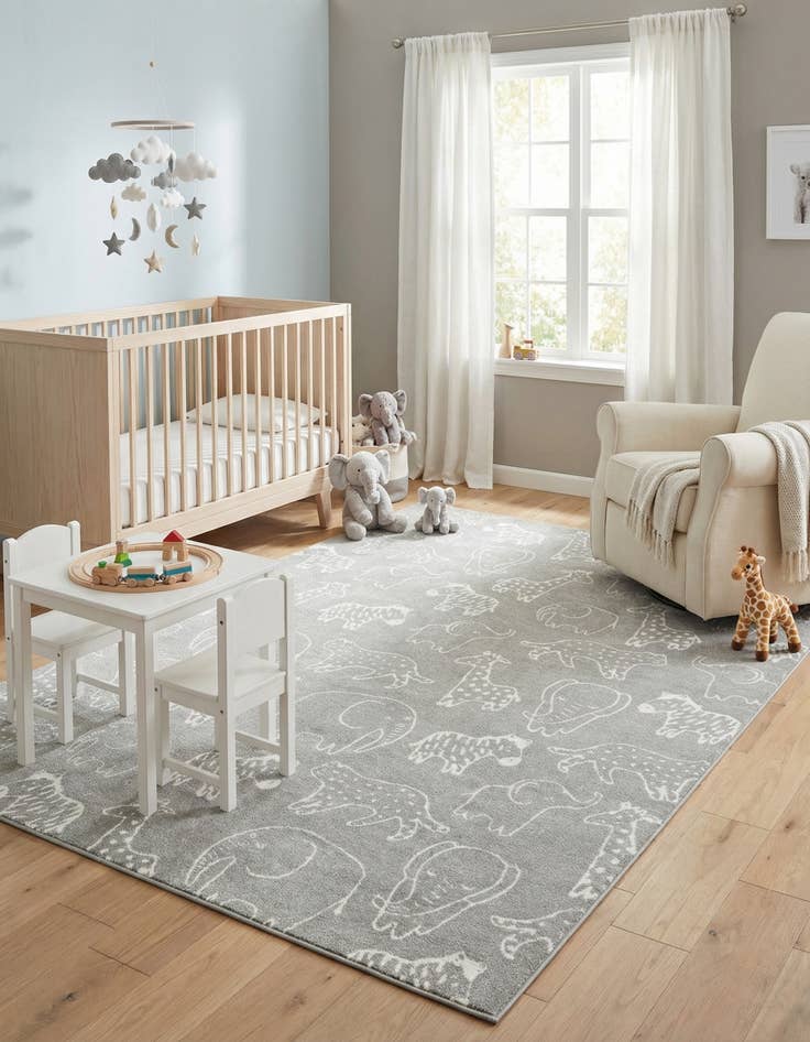 Detail image of  9' x 12' Whimsy Kids Rug