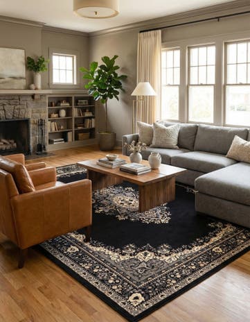 Black Amaya Rug