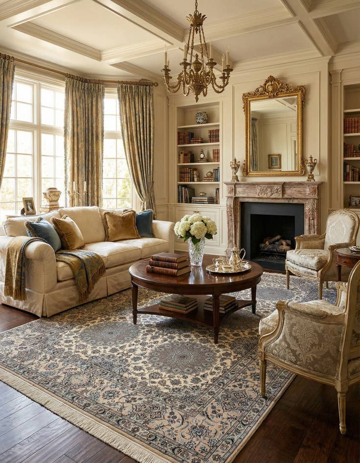 Detail image of 6' 9 x 10' 2 Nain Rug