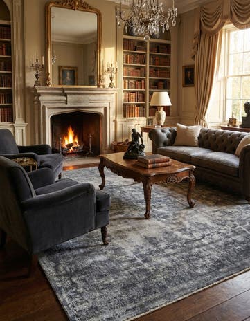 9' 11 x 12' 10 Vintage Royal Wool Rug