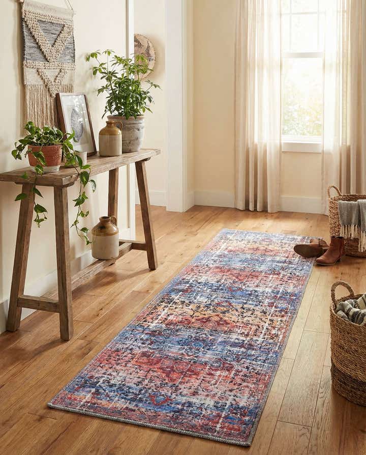 2' x 6' Washable Francesca Runner Rug