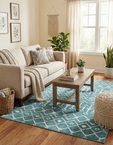 4' x 6' Kasbah Trellis Rug
