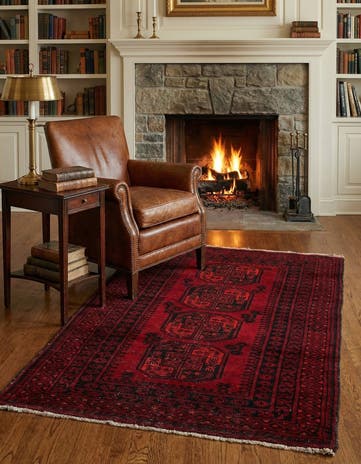 3' 10 x 6' Hand Knotted Abstract Modern Ziegler Oriental Wool Rug