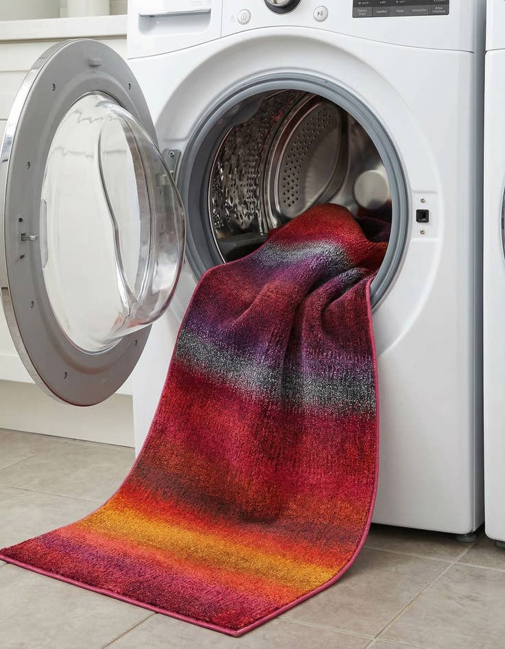 Detail image of 2' 7 x 10'  Washable Casablanca Runner Rug