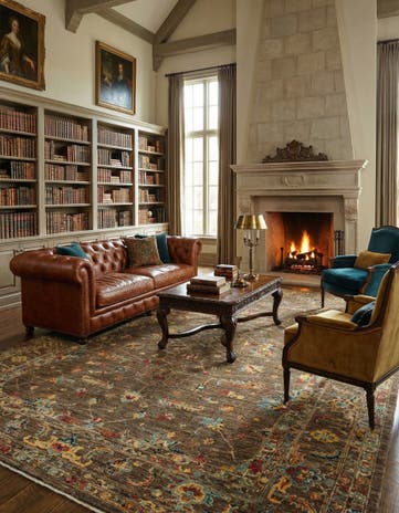 8' 1 x 11' 6 Hand Knotted Ariana Rug
