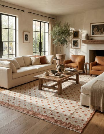 8' 4 x 12' 8 Hand Knotted Darya Wool Rug
