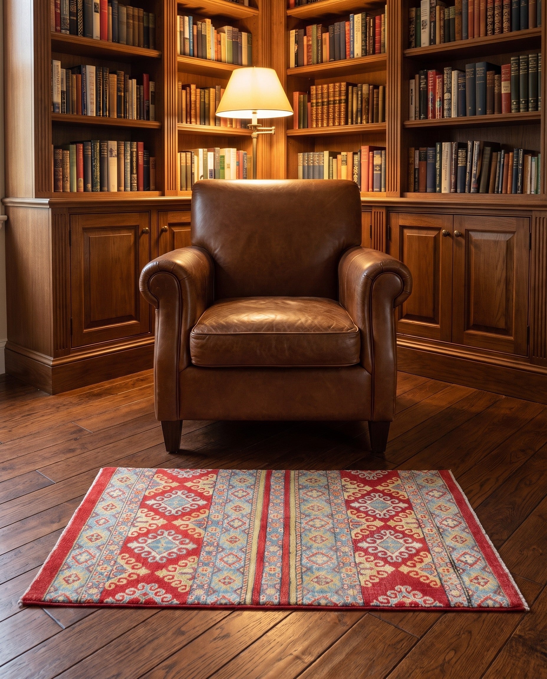 2' 7 x 4' 1 Hand Knotted Kazak Rug