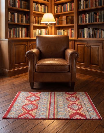 2' 7 x 4' 1 Hand Knotted Kazak Rug