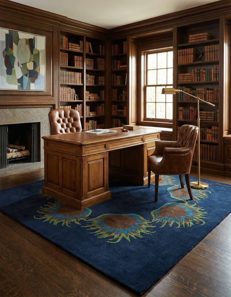 Detail image of 7' 6 x 7' 6 Luna Square Rug