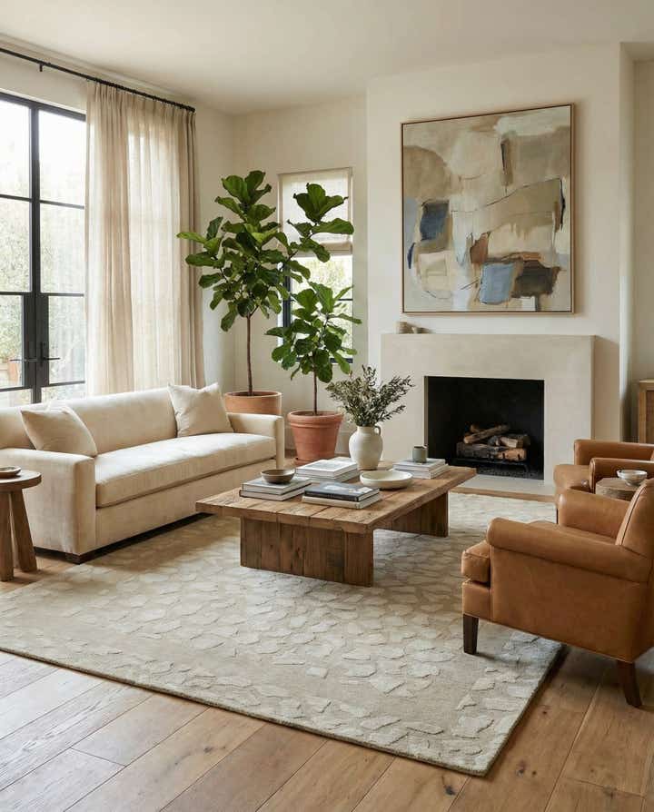 5' 8 x 7' 9 Hand Knotted Nepal Wool Rug